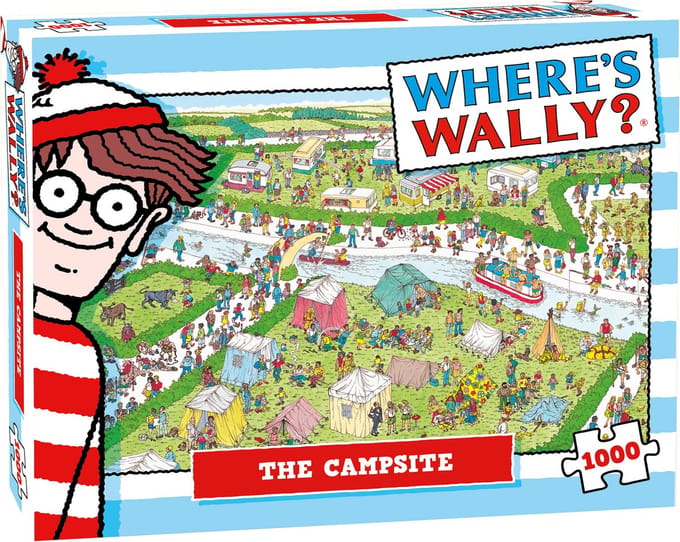 Where’s Wally Campsite Puzzel 1000 stukjes