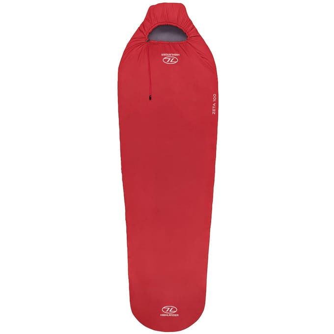 Highlander mummyslaapzak Zeta 100 Scarlet Red 10°C - Rood
