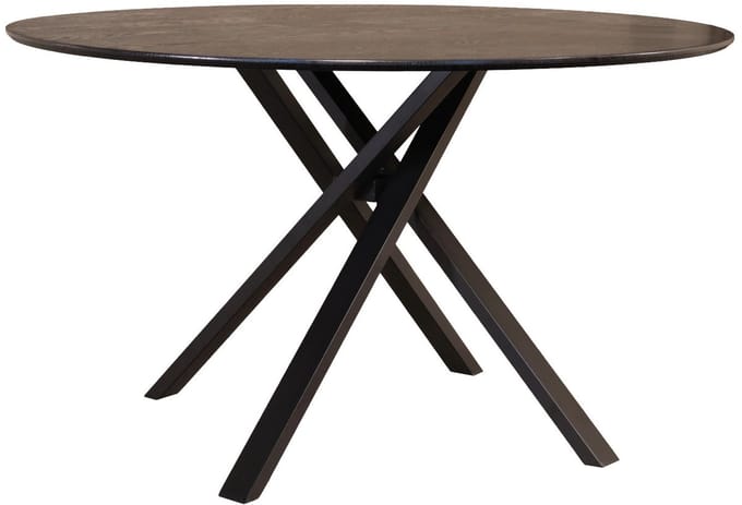 Eettafel rond Ronsi Antoinette zwart 140cm ronde tafel MDF eetkamertafel