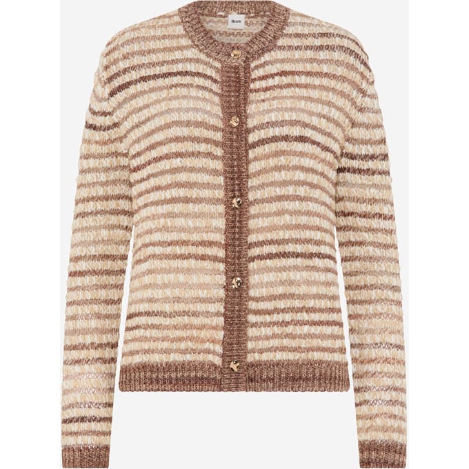 Brax Dames Vest  Style ANN warm greige, lichtbruin, maat 38