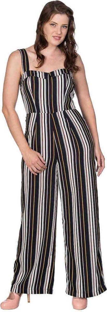 Dancing Days - STRIPE Jumpsuit - S - Blauw