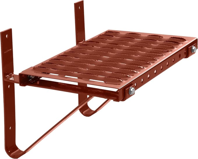 Dakstap - Looprooster - Veilig Dakwerk - Compleet Systeem - 100 cm - Baksteenrood