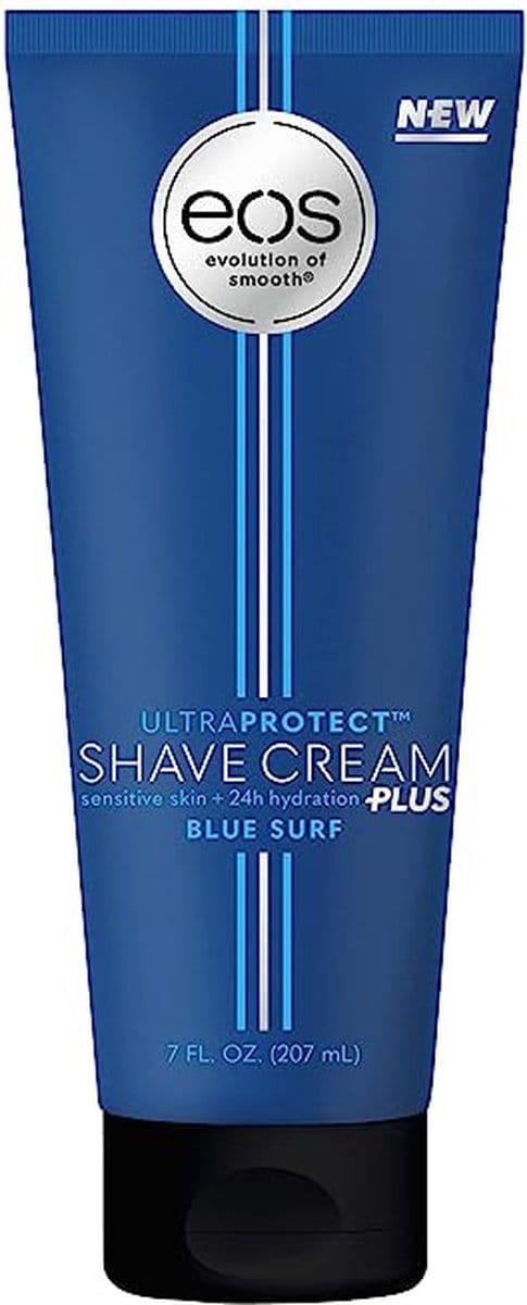 eos Men's UltraProtect Blue Surf Shave Cream - Scented - 207ml