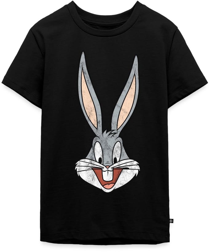 Looney Tunes Bugs Bunny Distressed Premium T-Shirt Tiener