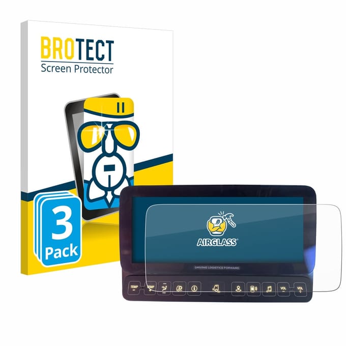 Screenprotector 3 Stuks voor Mercedes-Benz Actros 2019 Touch-Display 10" Beschermglas transparant