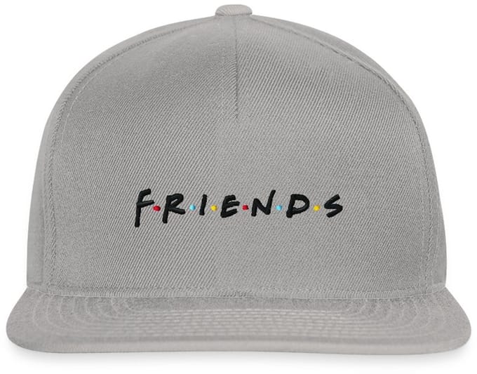 Friends Officieel Logo Als Borduurmotief Snapback cap