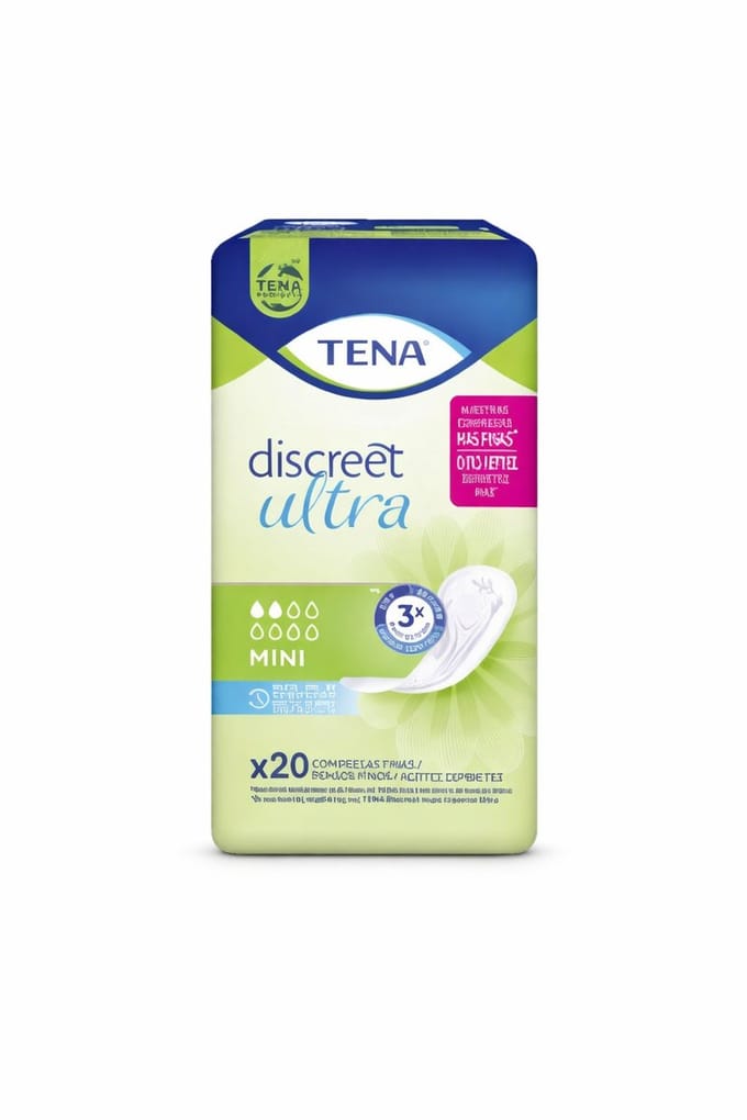 TENA Discreet Ultra Mini Incontinentie Pads – 20 Stuks – Discreet en dun