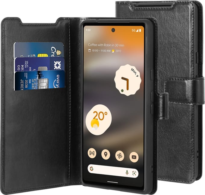 BeHello Google Pixel 7A Gel wallet case zwart