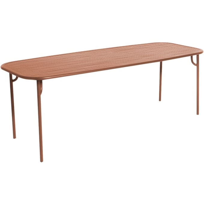 Petite Friture Week-End Tafel rechthoekig  - terracotta - groot