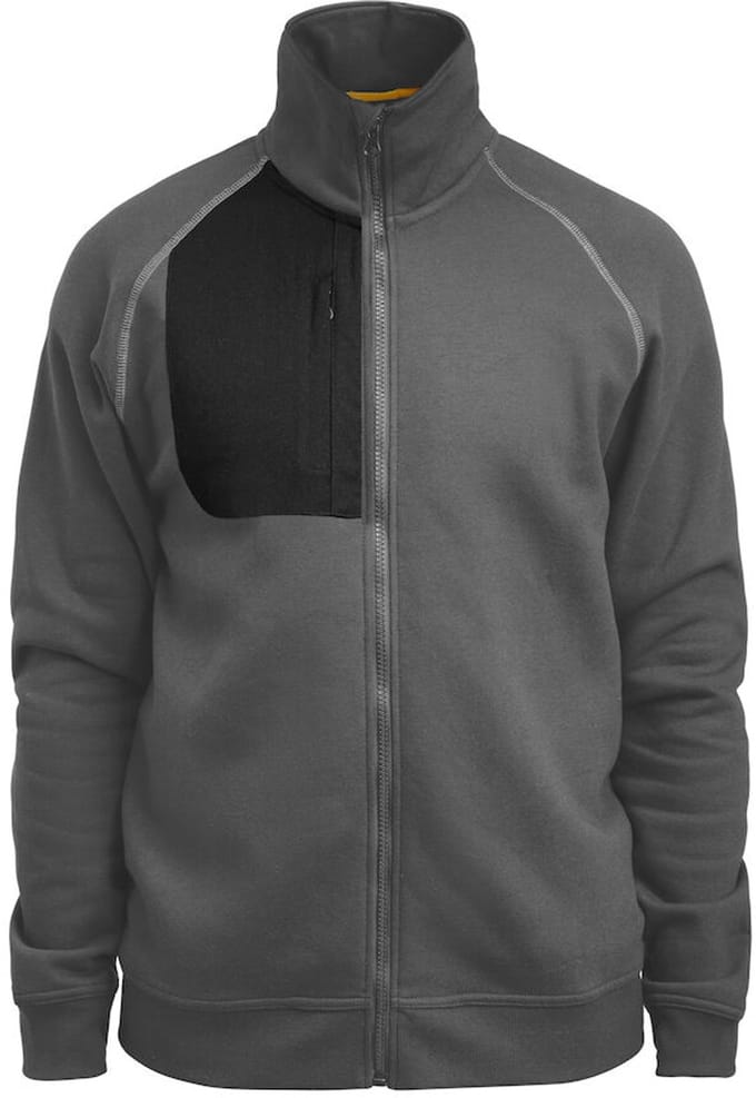 Jobman 5141 Sweatshirt Full-Zip 65514195 - Donkergrijs - S