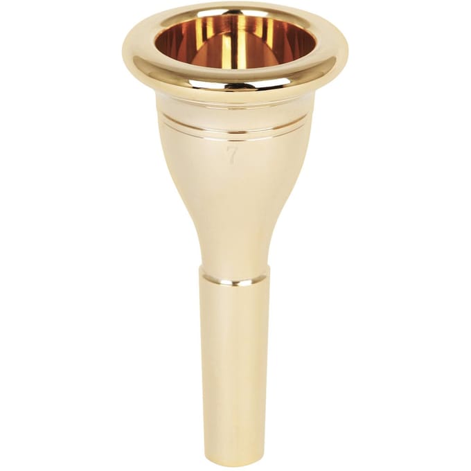 Tuba mondstuk Stevige duurzame messing constructie Vergulde muziekinstrument accessoires goud