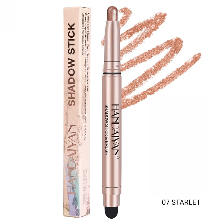 Dual Silky Eyeshadow stick 07 Starlet - Smudge Blender - Waterproof - 0.8g