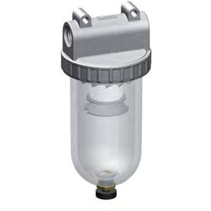Filter 5microns G1/2'' 4000l/min Semi-Auto Beschermende Kooi Polycarbonaat Standaard 3