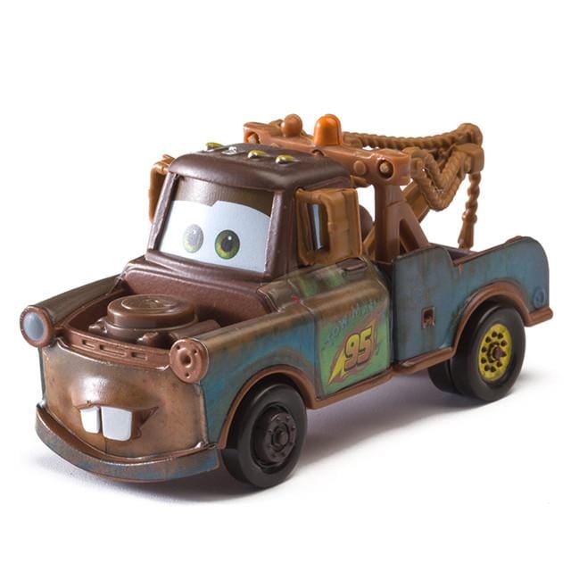 Auto speelgoed Pixar Lightning McQueen Jackson Storm Mater Sally Sheriff 1:55 Legering Diecast jongen Kerstcadeau