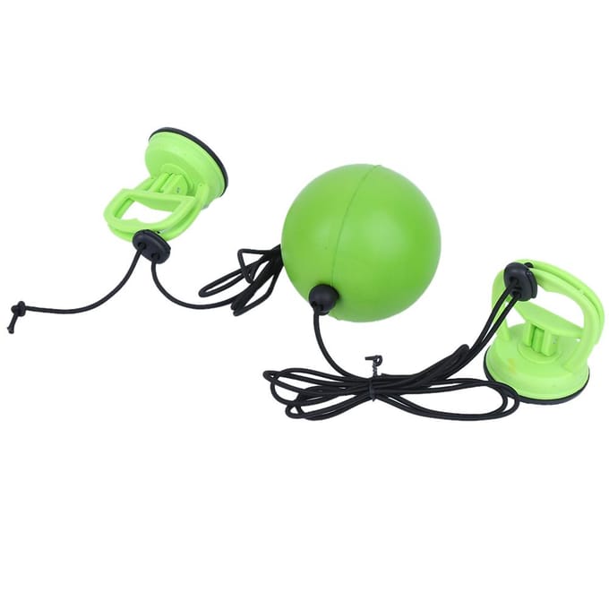 Ballon de boxe à suspension à ventouse pour entraînement à domicile green