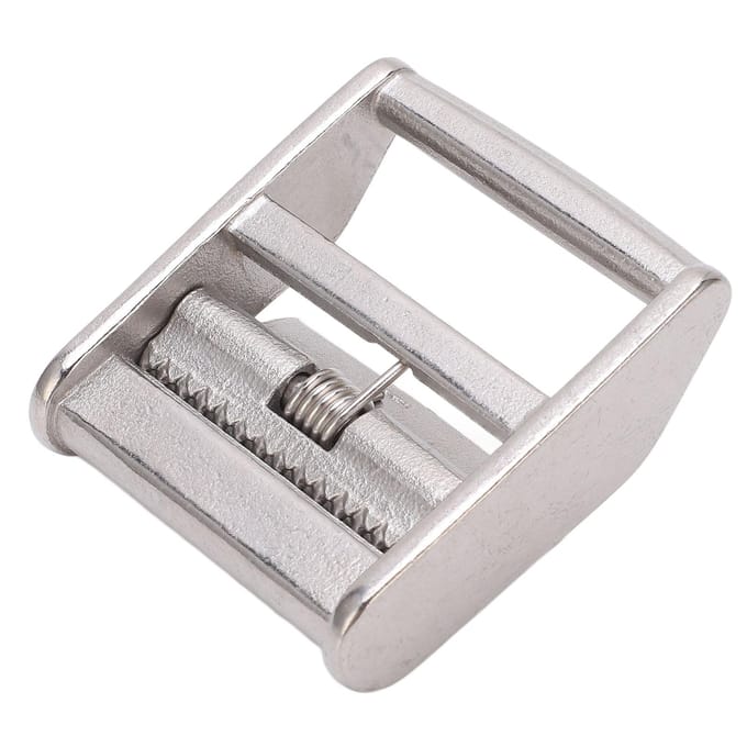 Cam Gesp Roestvrij Staal 316 Druk Vastzetter voor 38mm Webbing Riem white