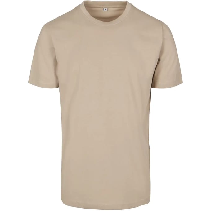 Build Your Brand - Rond Hals T-Shirt - Sand maat XL