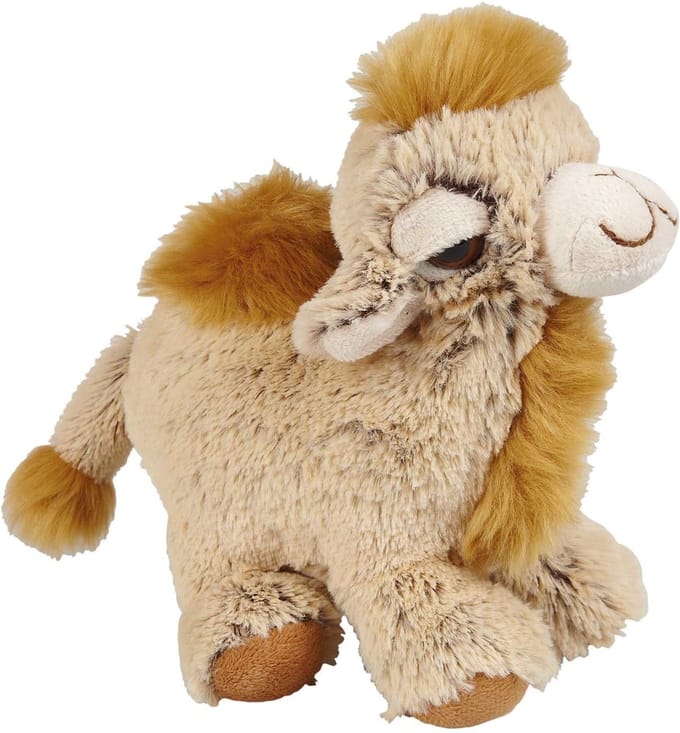 Ravensden Pluche knuffel dieren - Kameel/dromedaris - 18 cm - kameel knuffeldier