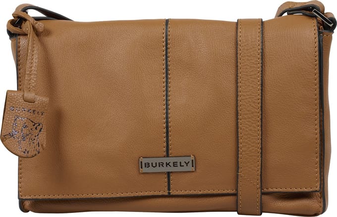 Burkely Medium Crossbodytas / Schoudertas Dames - Leer - Mystic Maeve - Cognac