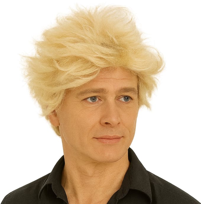 Blonde Feestpruik – Verkleed Pruik Kort – Carnaval, Themafeest & Cosplay