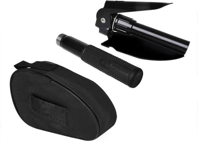 ProPlus Opklapbare schep met draagtas - multifunctioneel - 42 cm - lichtgewicht - outdoor en tuin