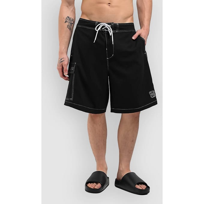 Empyre Rail 20 Cargo Boardshorts zwart