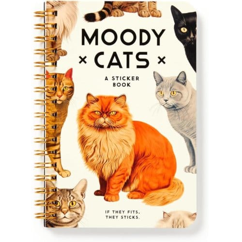 Moody Cats Sticker Book - Brass Monkey