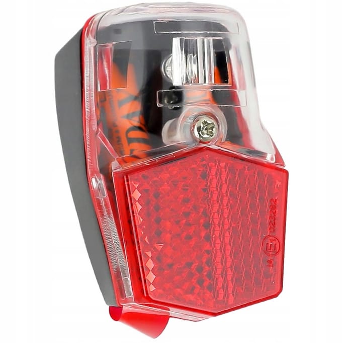 Fietslamp Achterop Spatbord - Super LED - Batterijen Inclusief