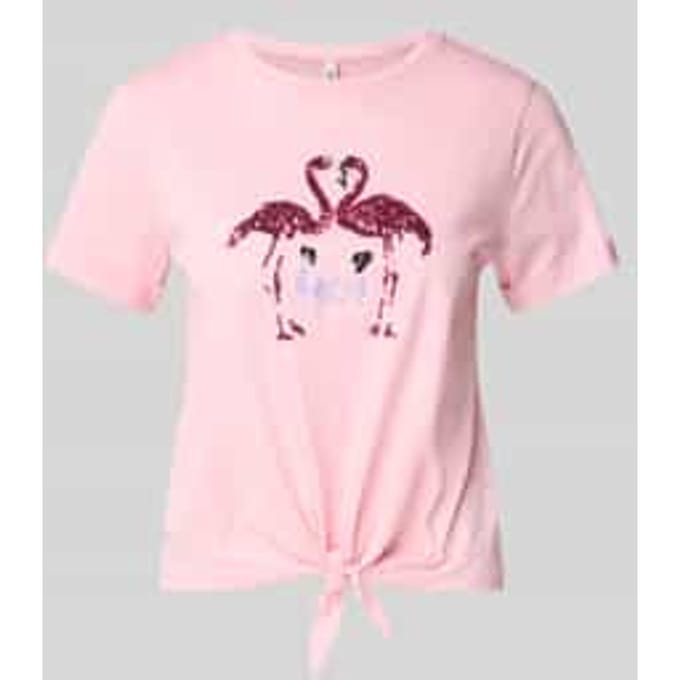 regular fit T-shirt van puur katoen model 'DORA LIFE'