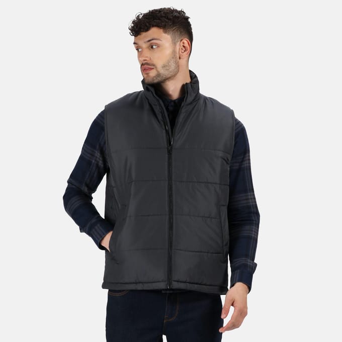 Regatta Herentoegang Geïsoleerde Bodywarmer (Afdichting Grijs/Zwart)