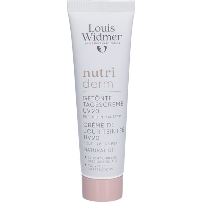 Louis Widmer Nutriderm Getinte Dagcrème UV 20 Natural 01 Licht Geparfumeerd 30
