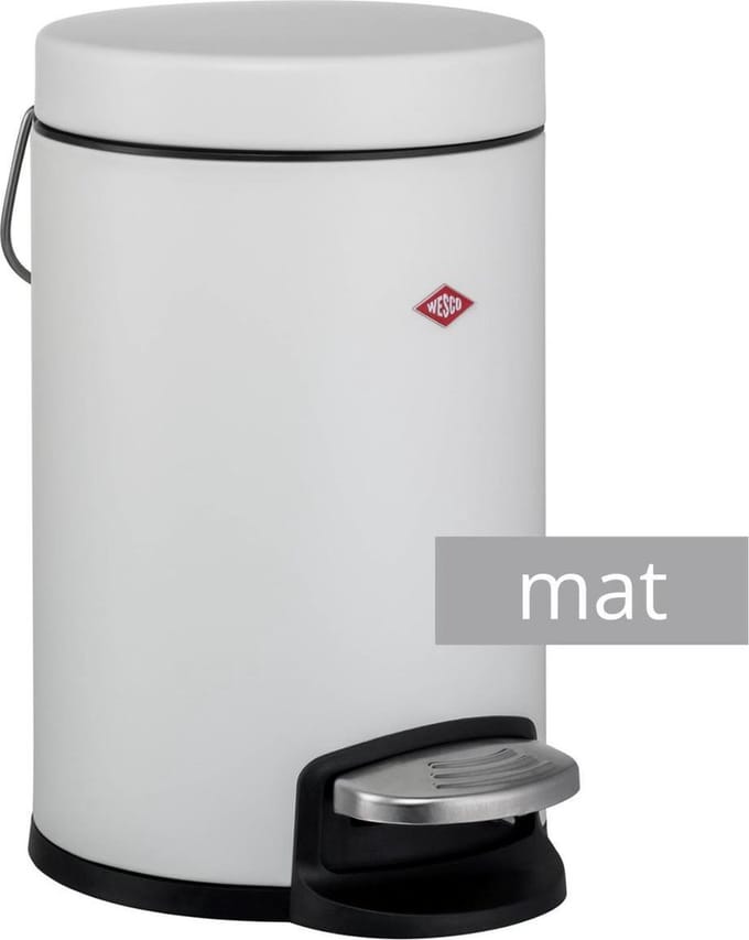 Wesco pedaalemmer 113 - 3 Liter - Mat Wit