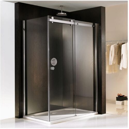 HSK Atelier Plan sliding door 2-piece w. side wall 160 x 90 cm 1740160-50-R