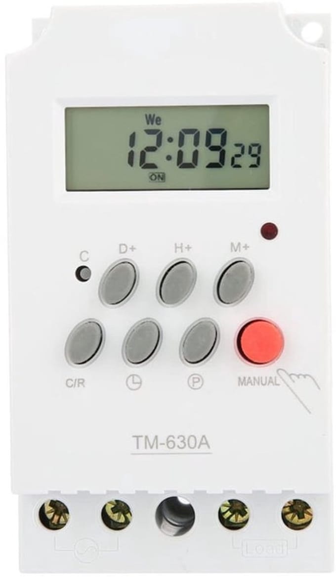 - Programmeerbaar tijdrelais - mini-buitenschakelaar - eenvoudig instelbaar - 12 volt - timer met digitaal lcd-display - ideaal voor verl