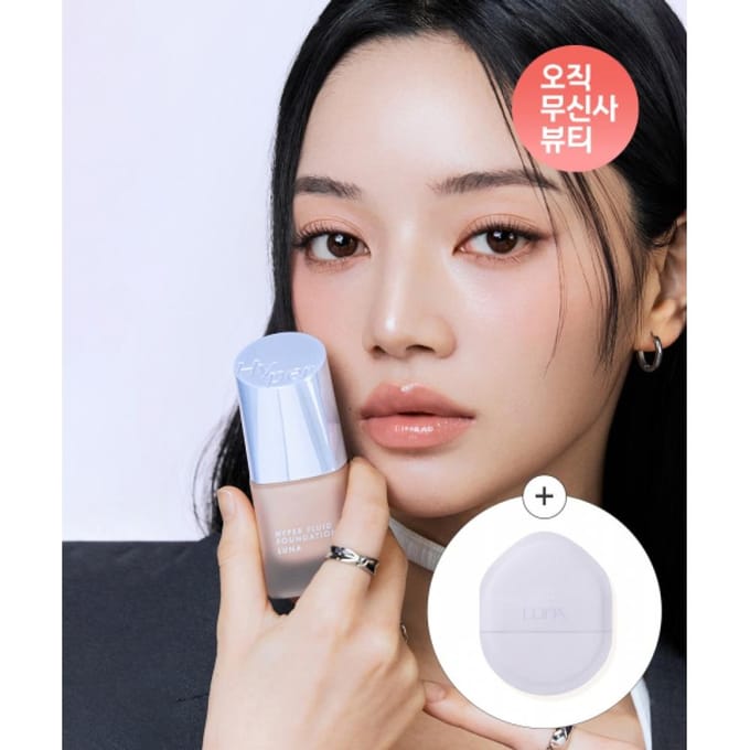Luna Hyper Fluid Foundation + Gratis Tension Fit Poederkwast No. 2 beige