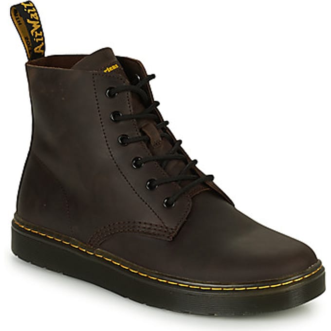 Laarzen Dr. Martens THURSTON CHUKKA DARK BROWN CRAZY HORSE