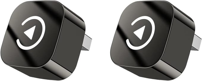 Carplay Android Auto AI Doos - Draadloze Auto Dongle - Auto Entertainment - 2-in-1 Slimme Functie - 2 Stuks