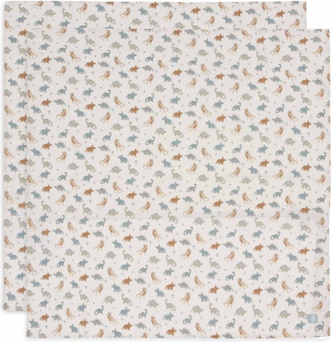 Jollein Hydrofiele Doek Large 115x115cm Roarsome (2pack)