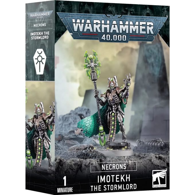 Figurine Games Workshop Warhammer 40k - Necron Imotekh : Le Seigneur des Tempetes