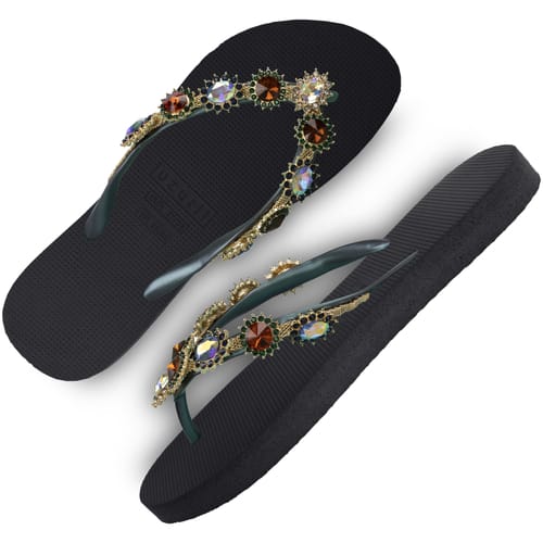 Uzurii Monroe dames slipper - Zwart - Maat 37/38