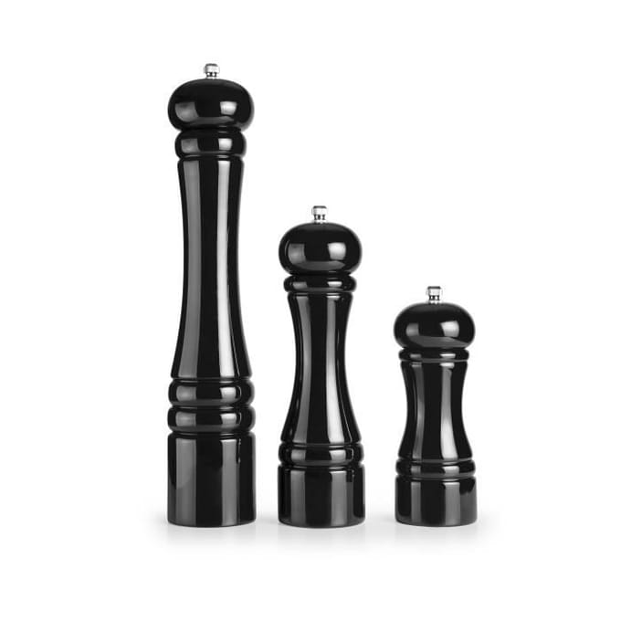 Pepermolen - Hout - 22 cm - Zwart - Elegant design - 1 stuk zwart