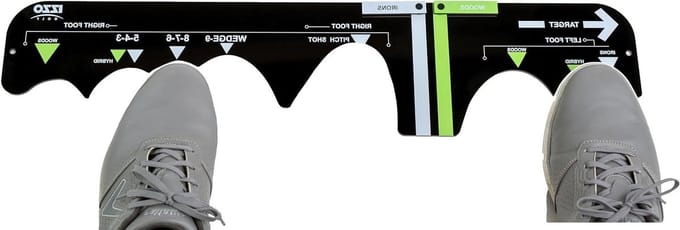 Golf Balpositie Trainer - Golf Swing Hulp - Balslag Verbeteren - Visuele Hulpmiddel - Niet gespecificeerd - Zwart