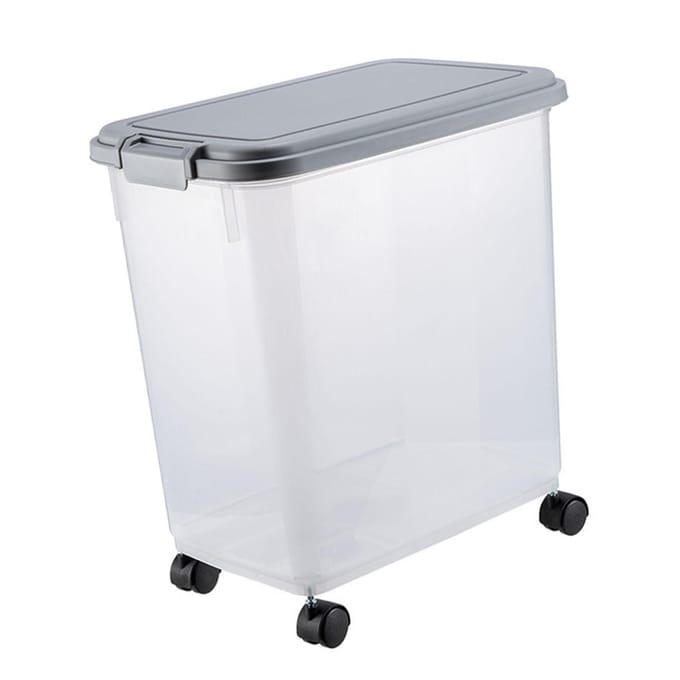 Rijstopbergcontainer 27,6 lb Perfecte afdichting Grote capaciteit Vochtbestendig Voedsel Rijstcontainer gray