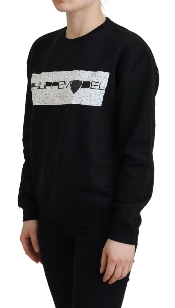 Zwarte graphic print sweatshirt
