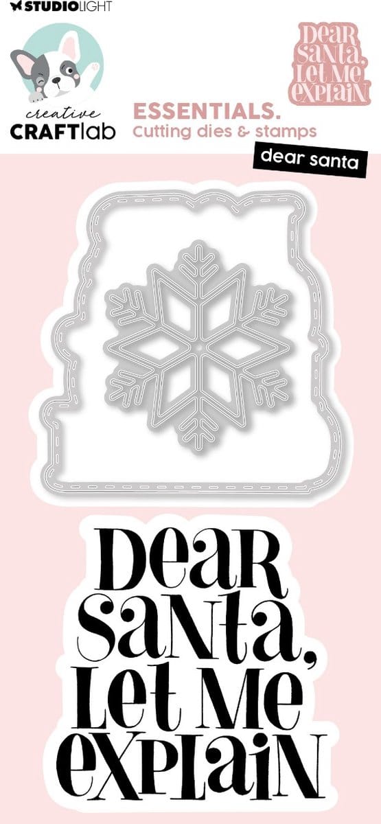 Stamp & cutting die Dear santa - essentials nr. 83