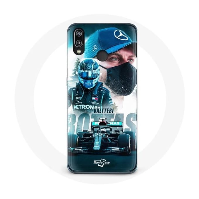 Coque - Huawei - P20 Lite - Formule 1 - Valtteri Bottas - Noir - Souple noir