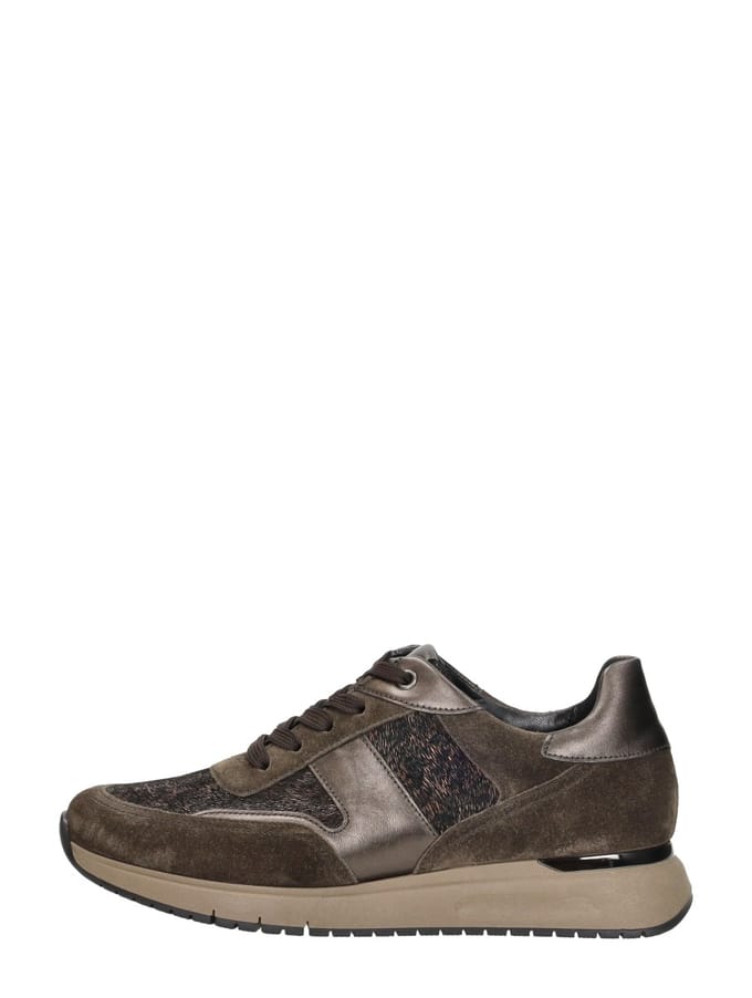 Gabor - Sneakers Laag Donkerbruin 39