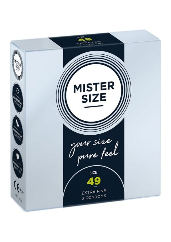 MISTER SIZE 49 Ultra Dunne S condooms (3 pack)