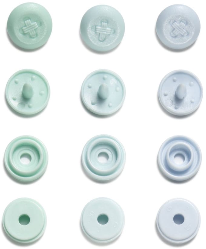 PL ColorSnapsMini knoop afb. blauw36st - Drukknopen Color Snaps - Prym
