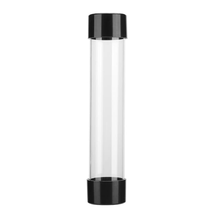 Réservoir d'eau de refroidissement cylindrique transparent pour ordinateur 240 mm pour plus de praticité white